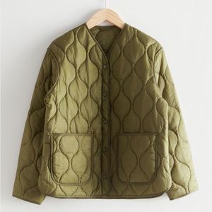 & Other Stories Quilted Jacket
